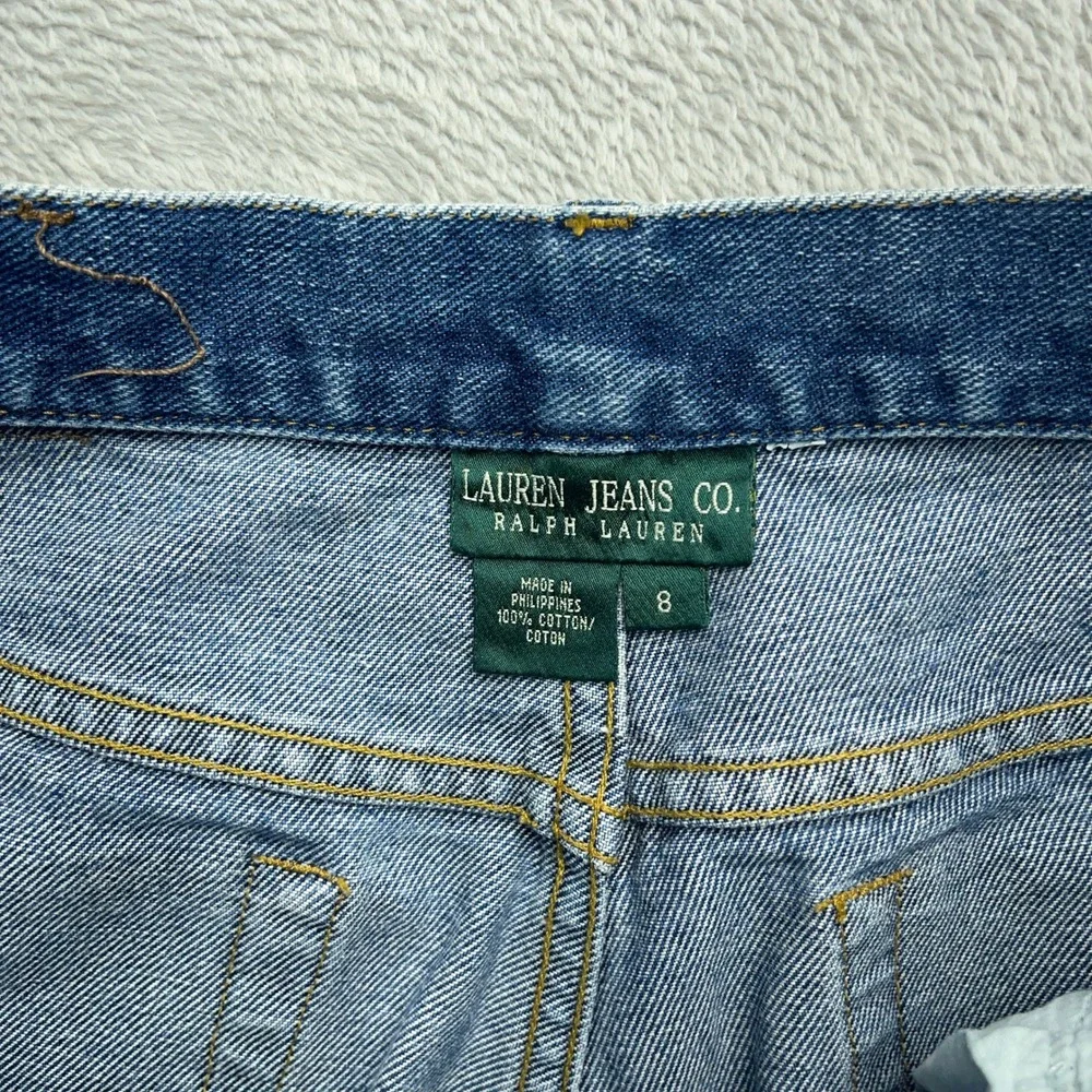 Lauren Ralph Lauren Straight Leg Jeans Womens Blue 8 Denim Cotton Streetwear - Picture 5 of 8
